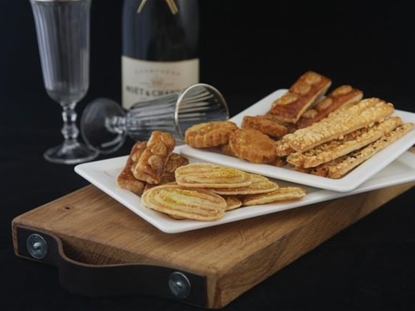 Gesorteerde zoute koekjes