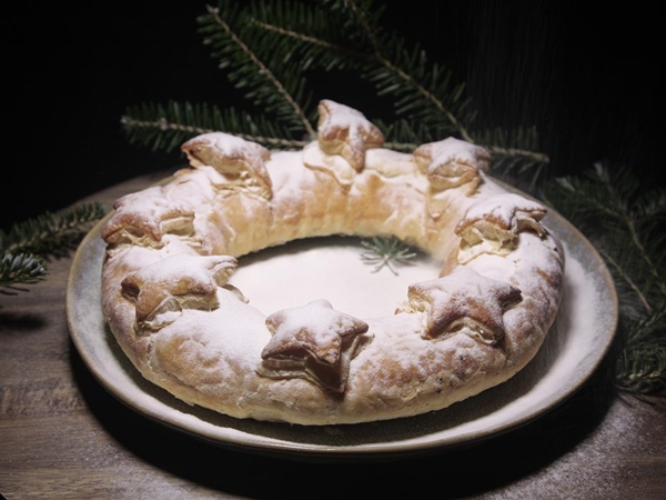 Roomboter amandelkerstkrans 750 gram