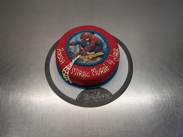 Spiderman taart