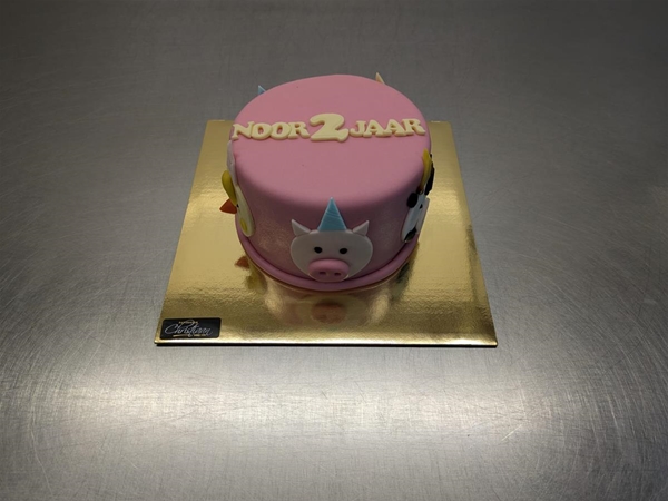 Boederij dieren taart